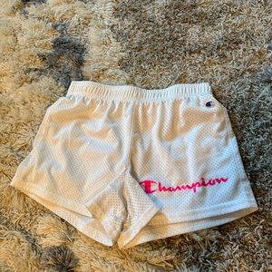 Champion Size XL (Girls) White Athletic Shorts